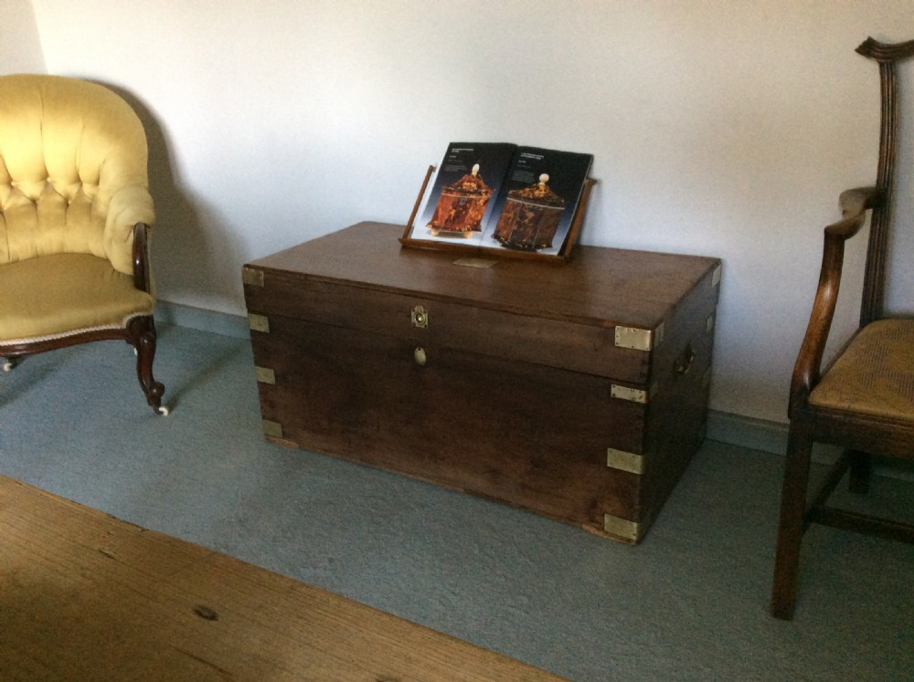 A 19thC Camphor campaign trunk View XVII