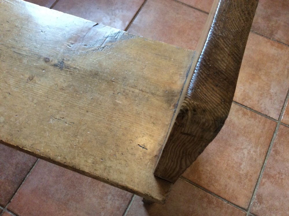 A rustic Victorian hall bench View XI