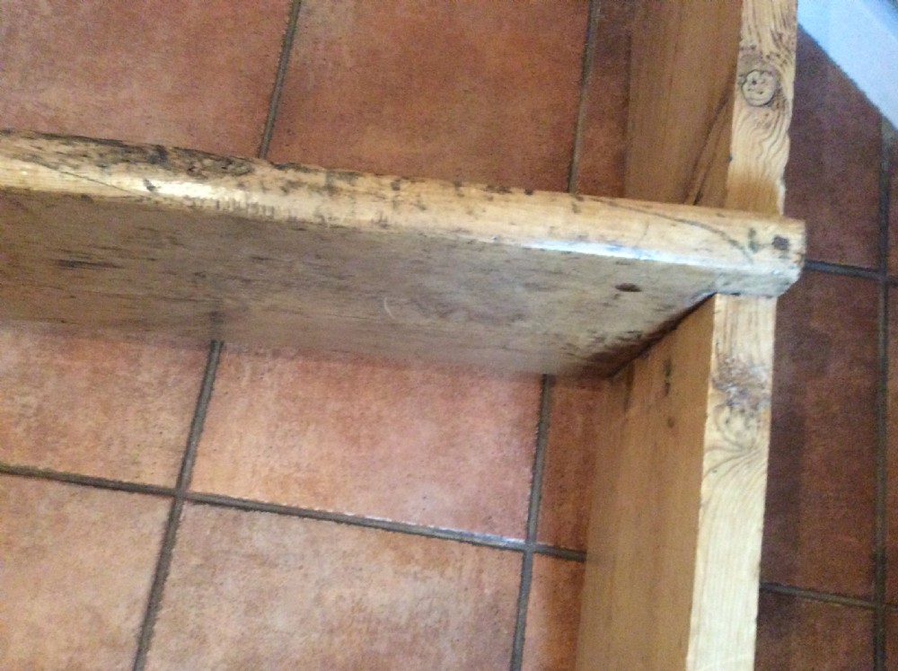 A rustic Victorian hall bench View XV