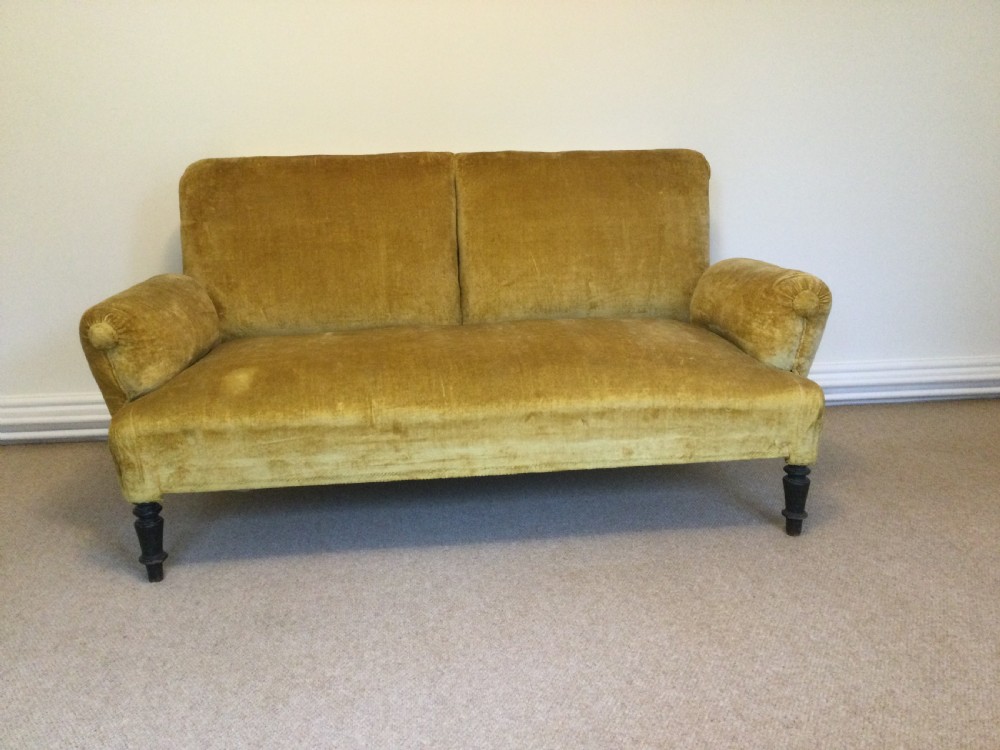 A 19thC French two seat sofa