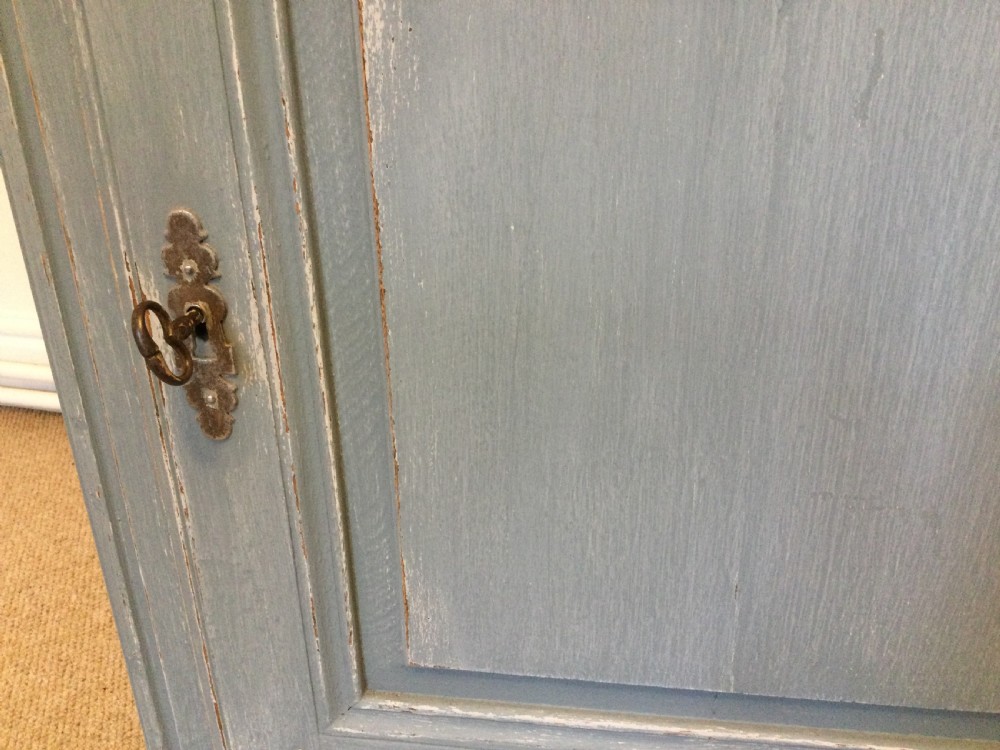  French painted floor standing cupboard View IV