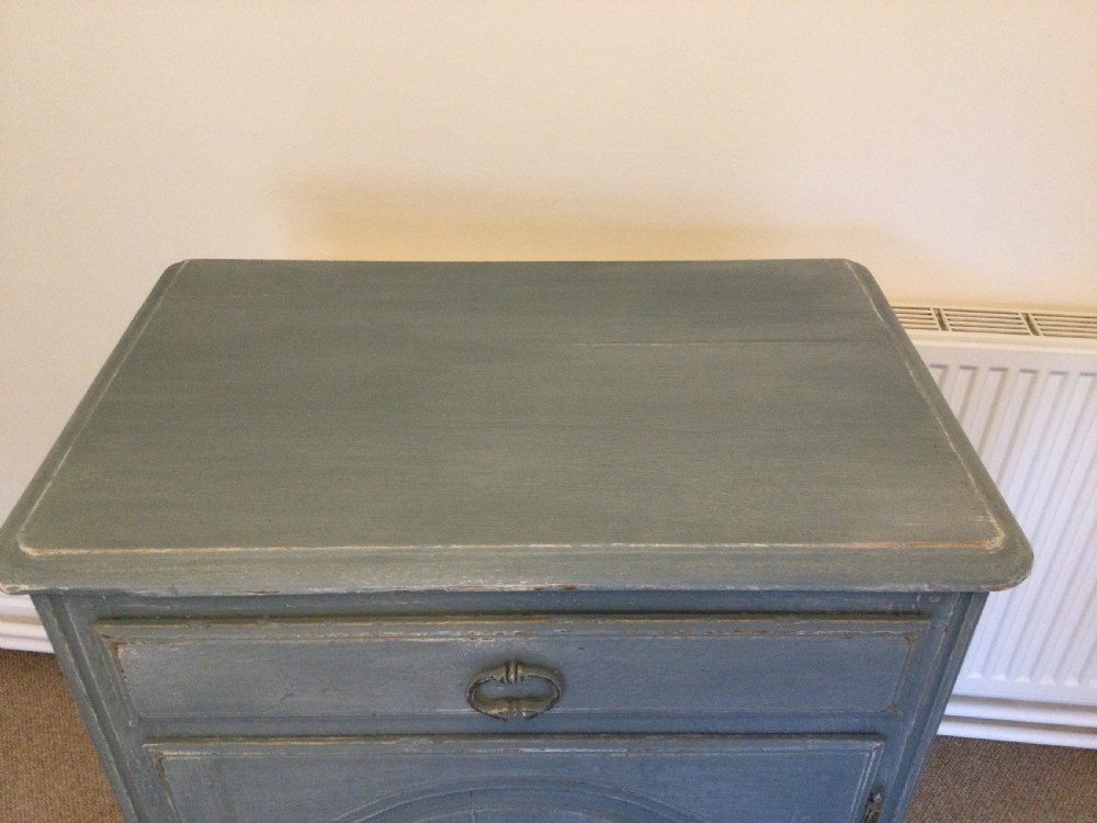  French painted floor standing cupboard View V