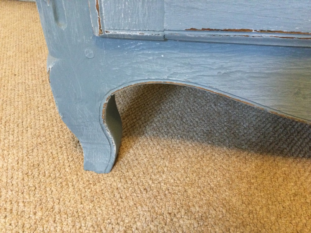  French painted floor standing cupboard View VI