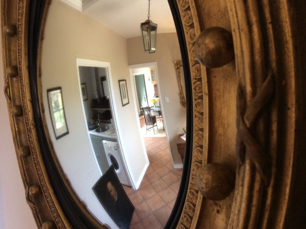 A 51cm dia convex wall mirror View V