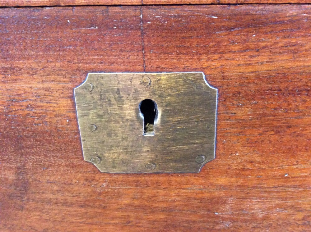 A good 19thC camphor campaign trunk View IV