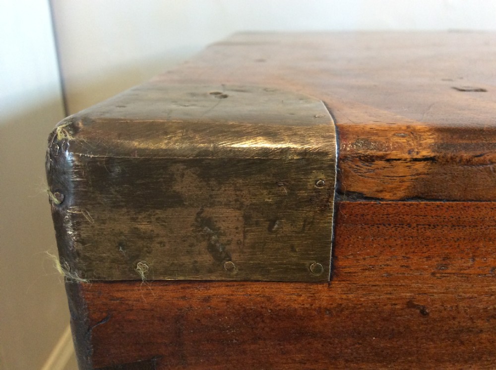 A good 19thC camphor campaign trunk View V