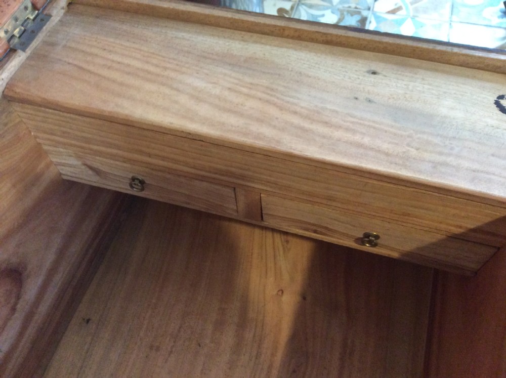 A good 19thC camphor campaign trunk View VIII