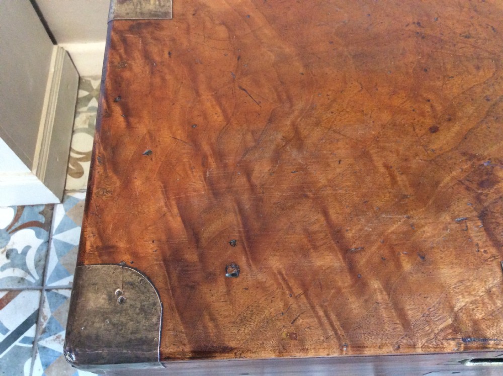 A good 19thC camphor campaign trunk View XIII