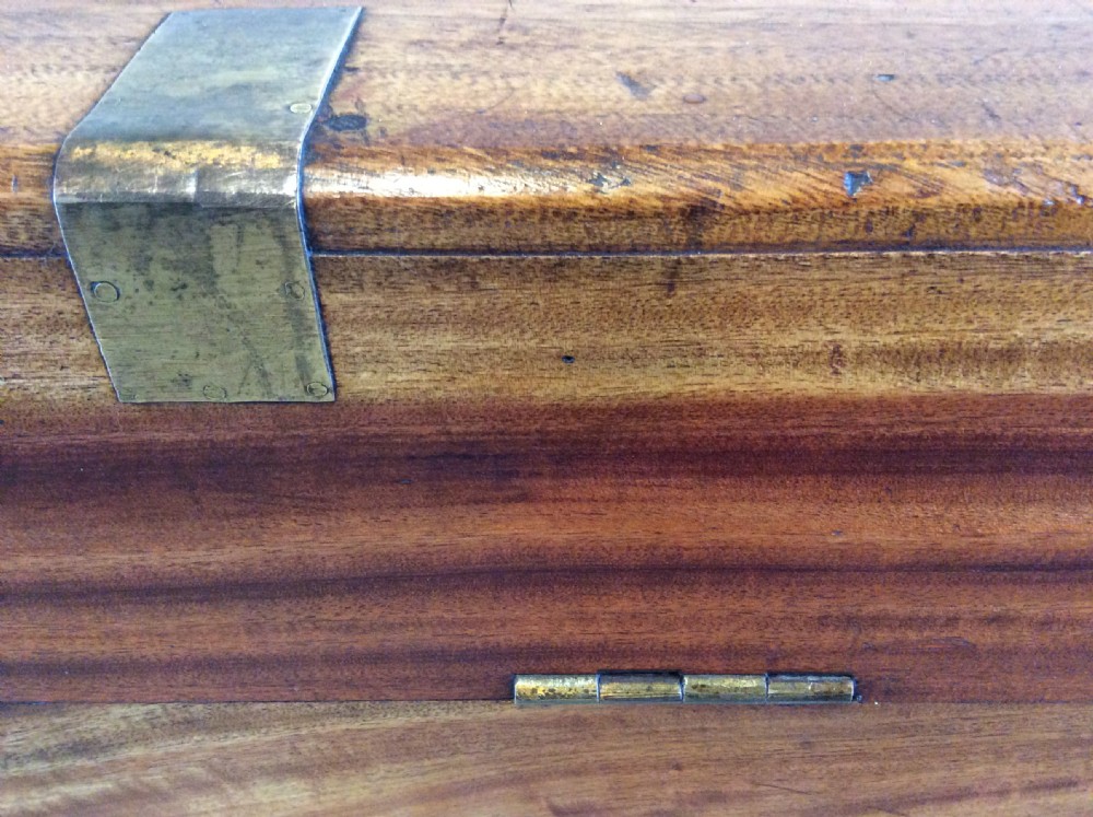 A good 19thC camphor campaign trunk View XV