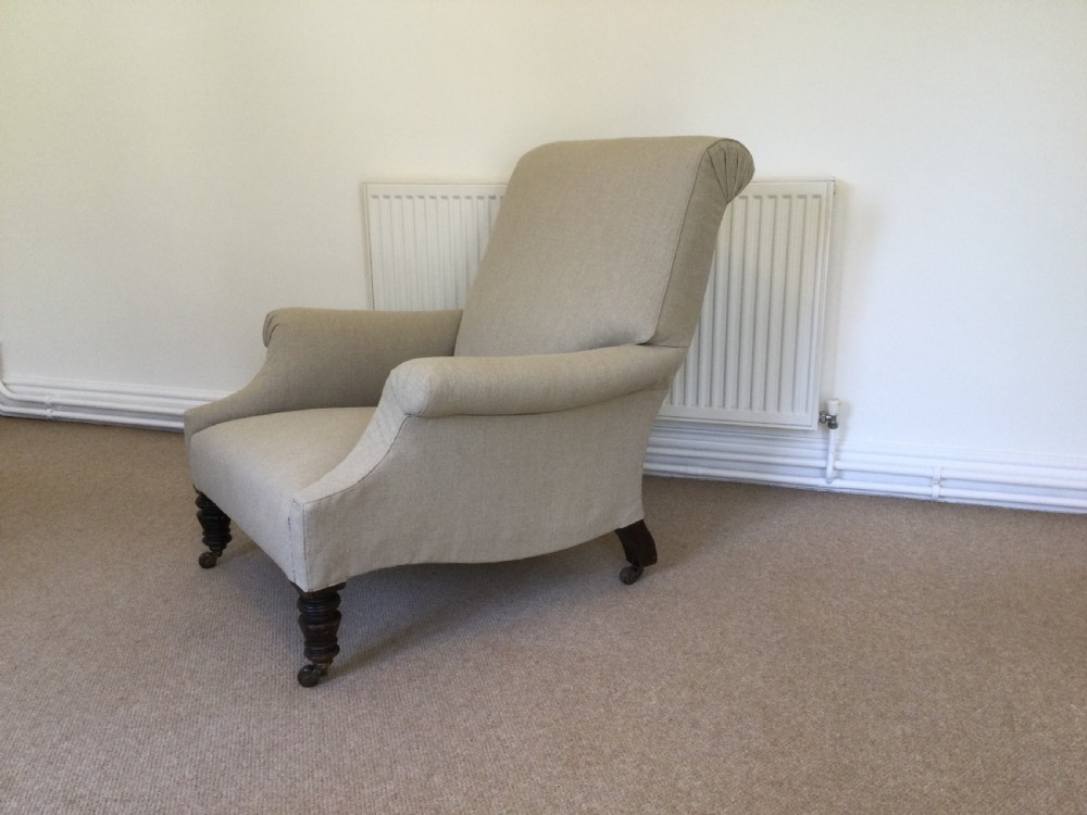 A 19thC English armchair