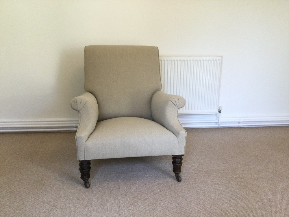 A 19thC English armchair View III