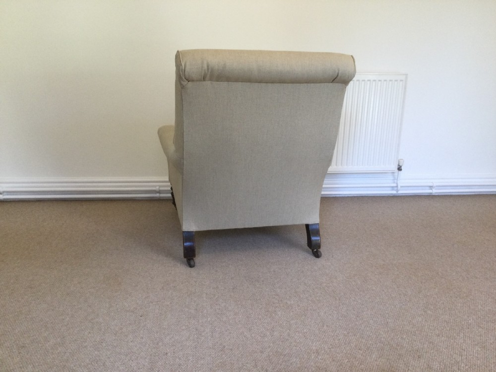 A 19thC English armchair View IV