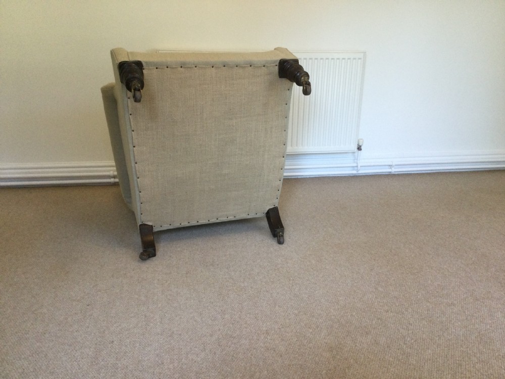 A 19thC English armchair View VI