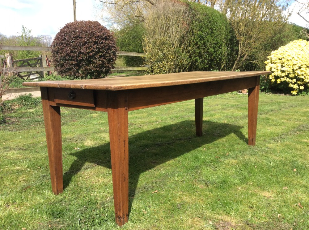 A 19thC French farmhouse table View IV