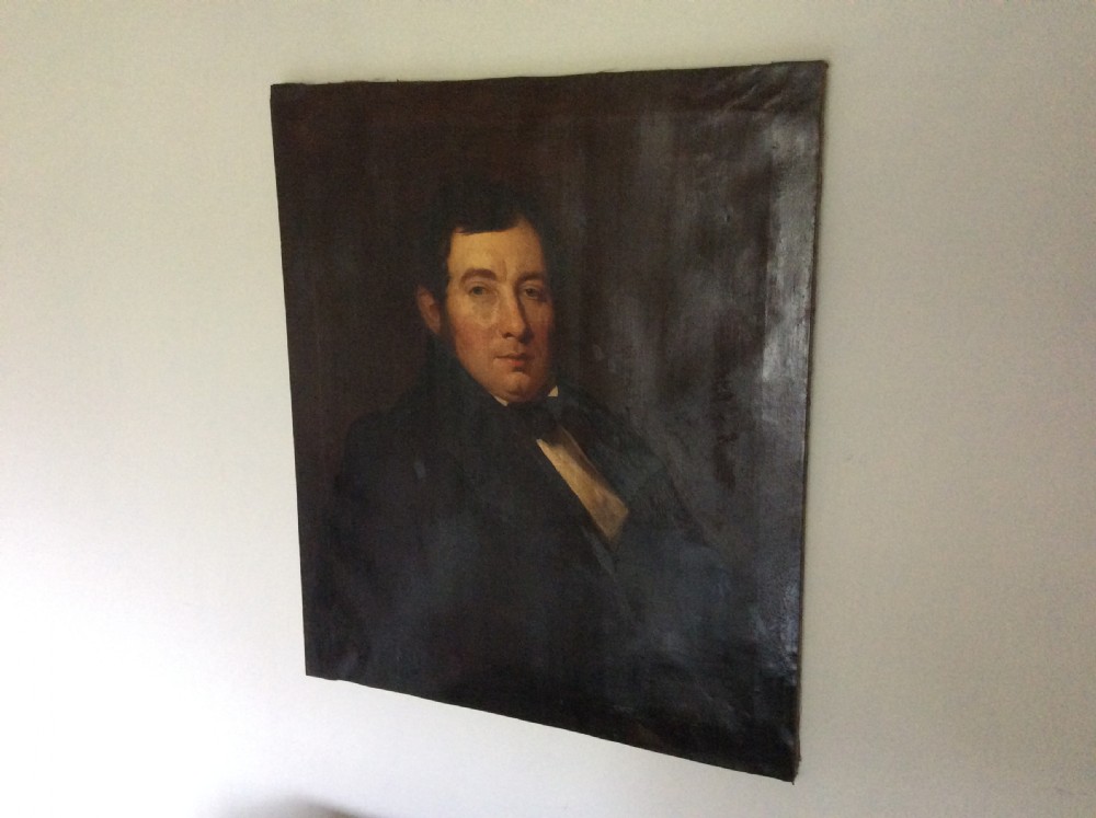 19thC oil portrait