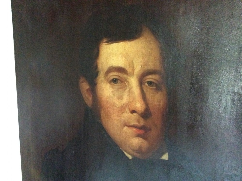 19thC oil portrait View II