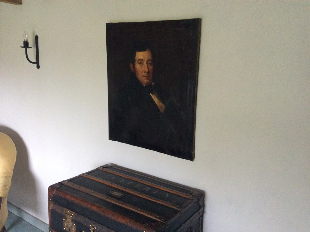 19thC oil portrait View IV