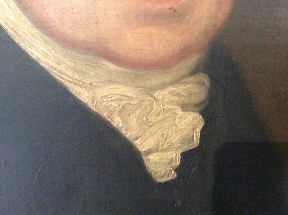 A large Georgian oil portrait View III