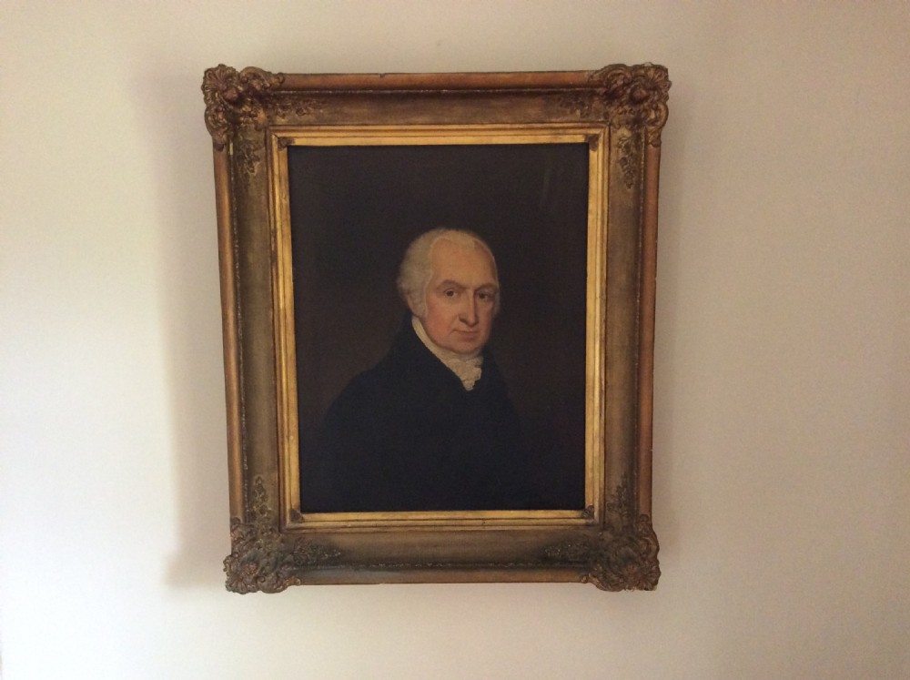 A large Georgian oil portrait View V
