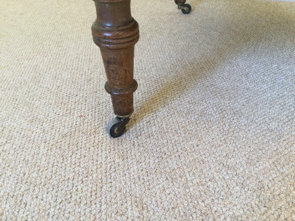 A 19thC French upholstered armchair View V