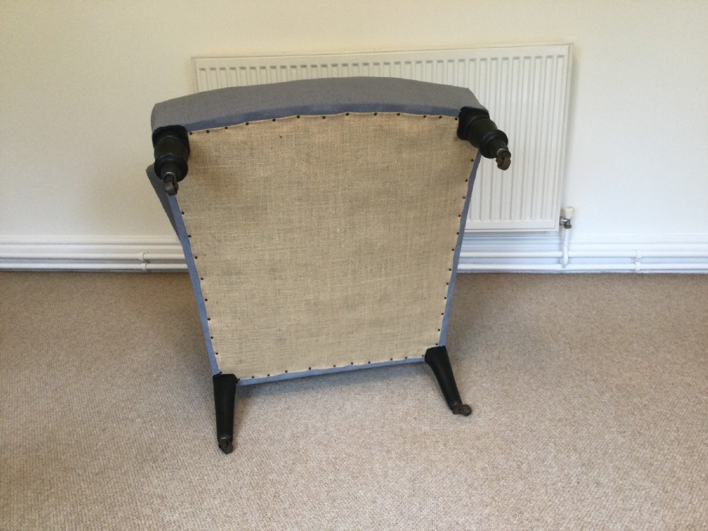 A 19thC French upholstered  armchair                                    View IV