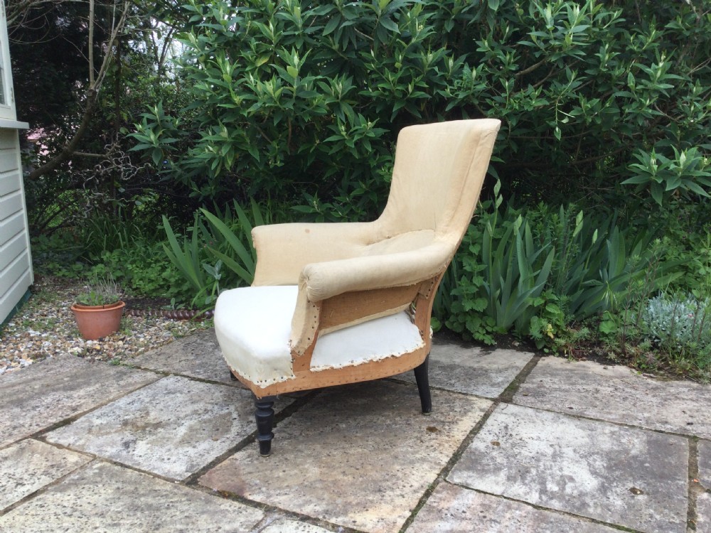A Circa 1890  French  armchair View II
