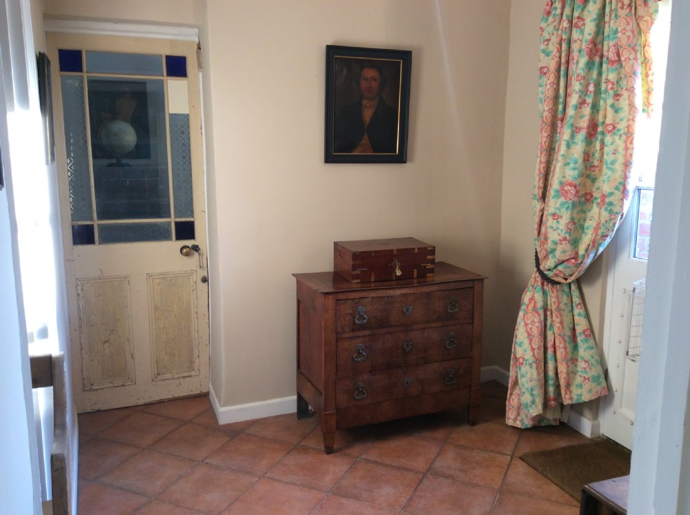 A small walnut chest of drawers View II