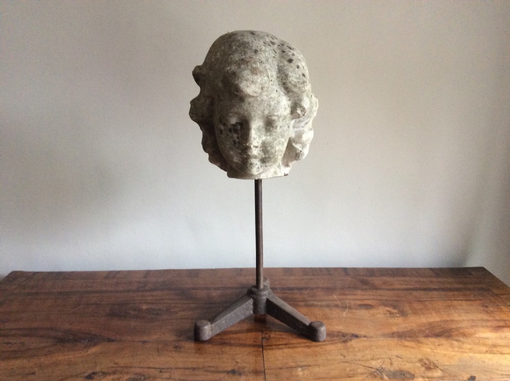 An antique marble bust