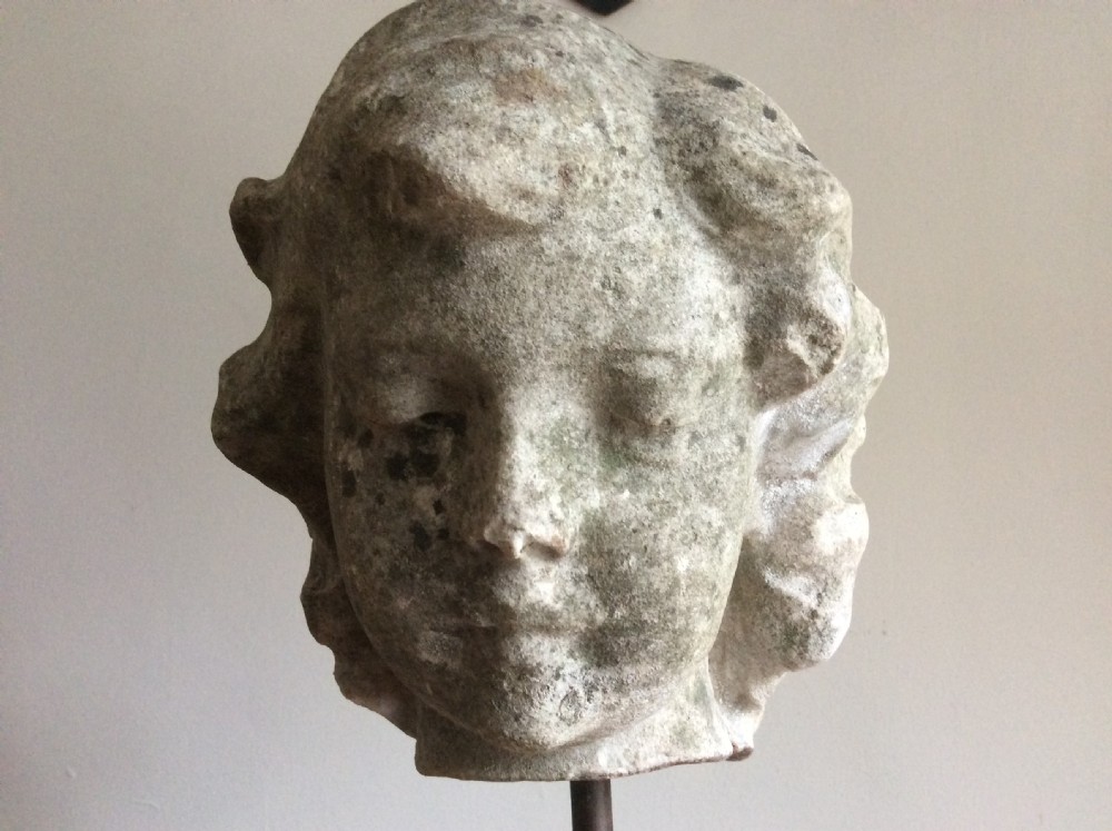 An antique marble bust View II