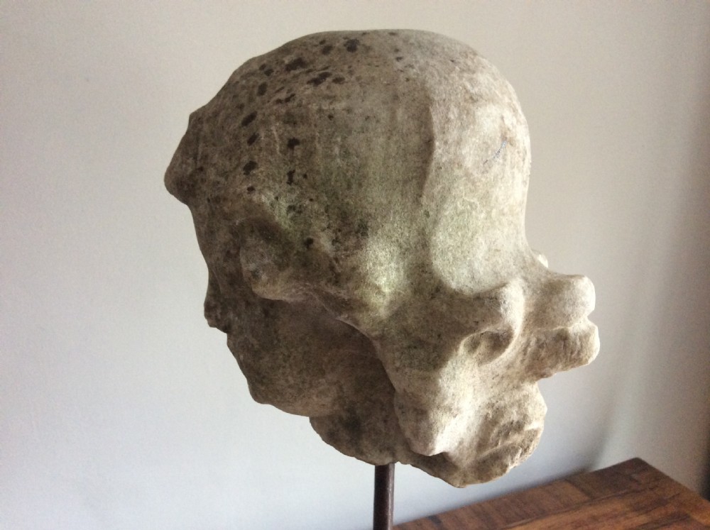An antique marble bust View VIII
