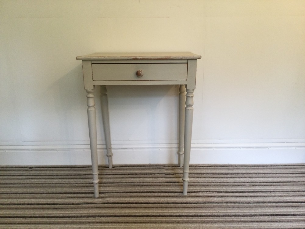 A 19thC English painted side table