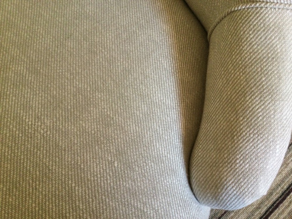 A 19thC French upholstered slipper side chair View IV
