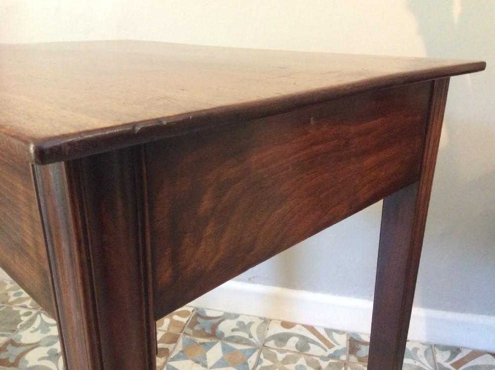 A Georgian mahogany lamp side table View VIII