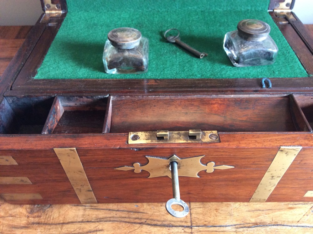 A William IV writing slope View VII