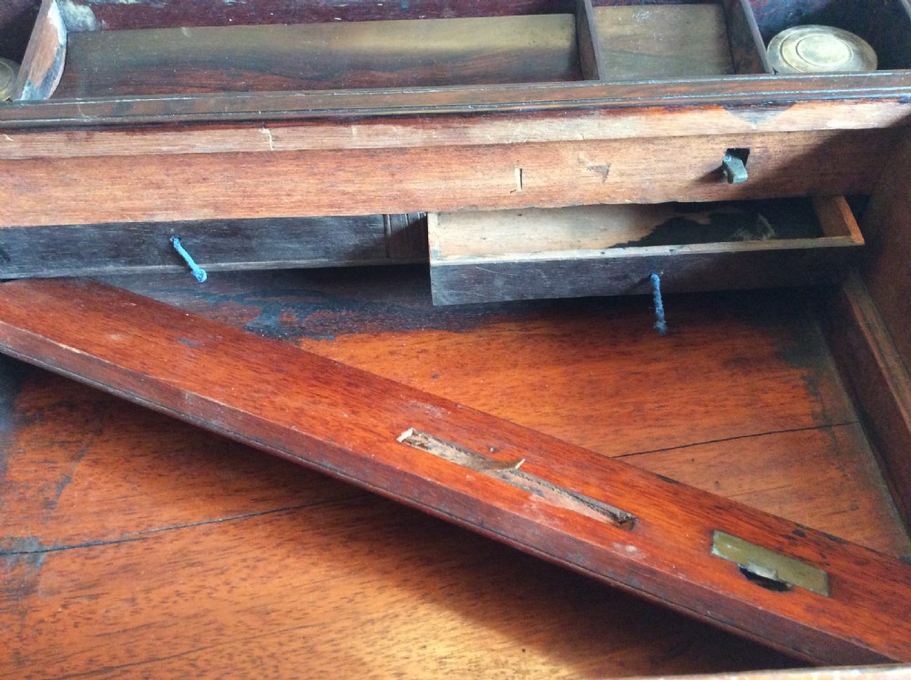 A William IV writing slope View IX
