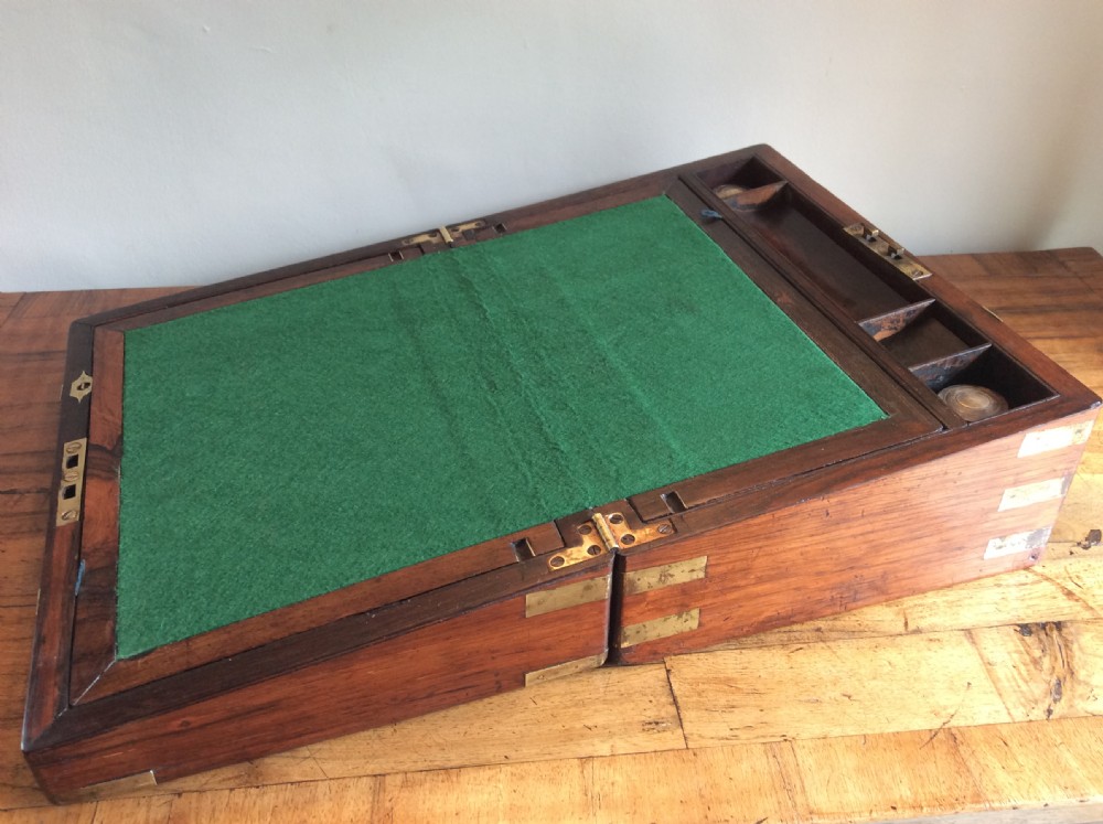 A William IV writing slope View X
