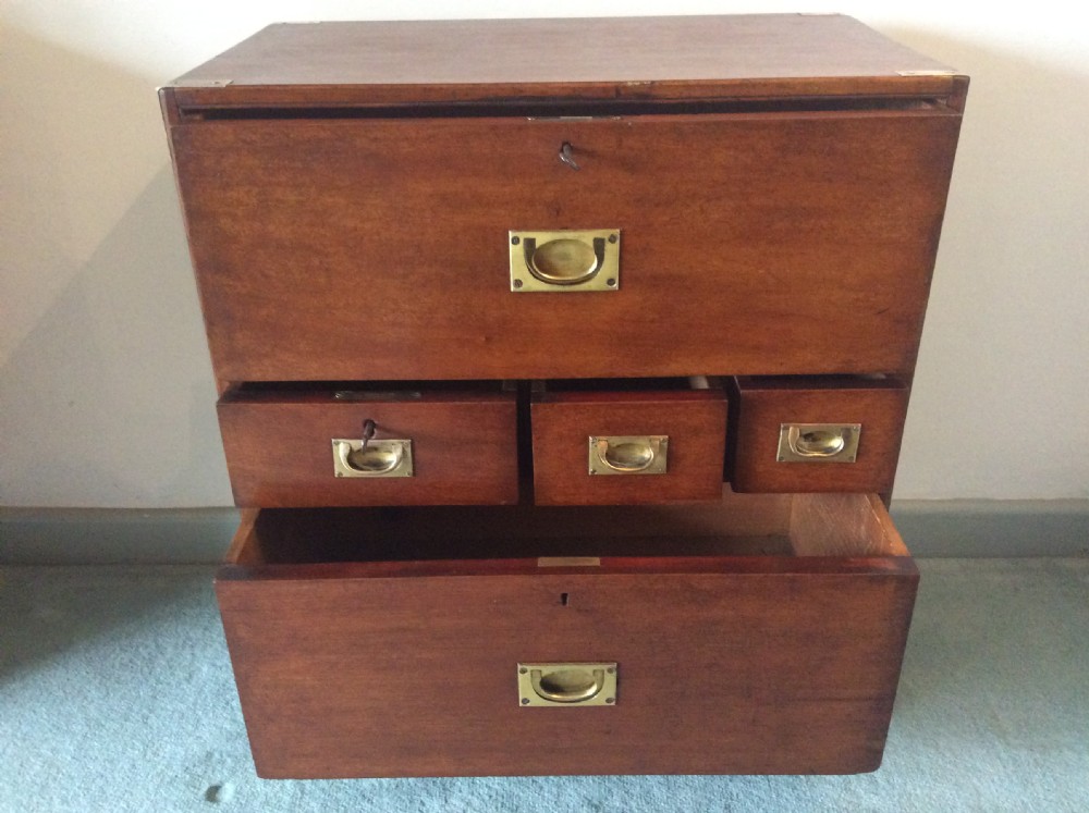 A small bedside campaign chest View IV