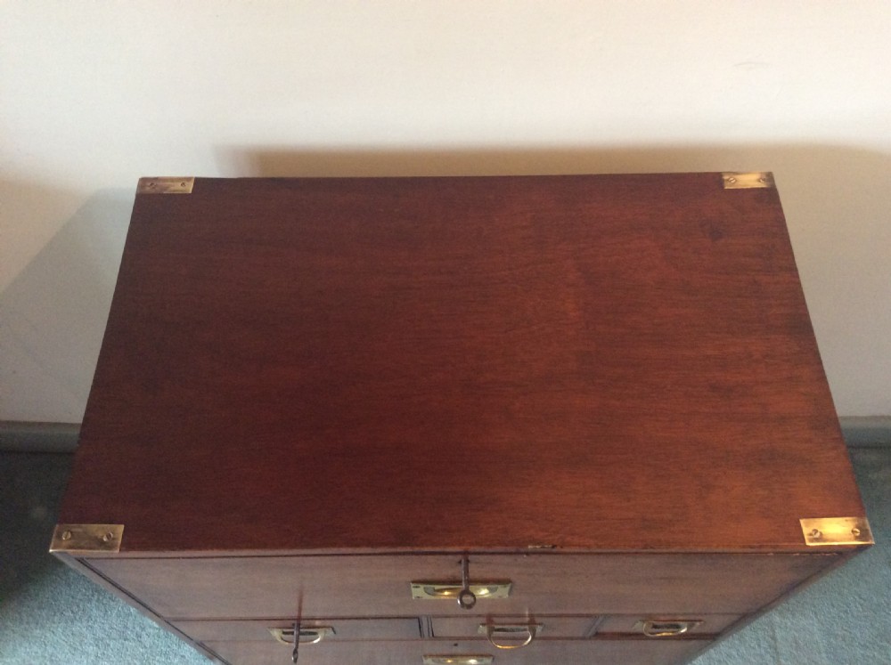 A small bedside campaign chest View VII