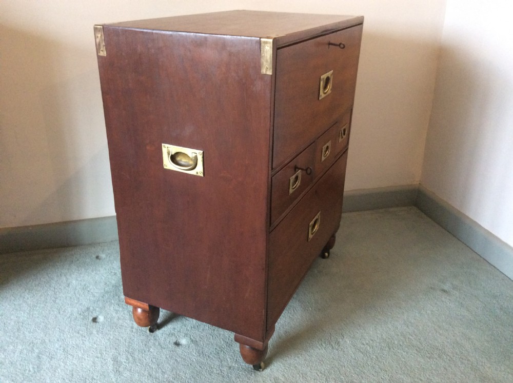 A small bedside campaign chest View VIII