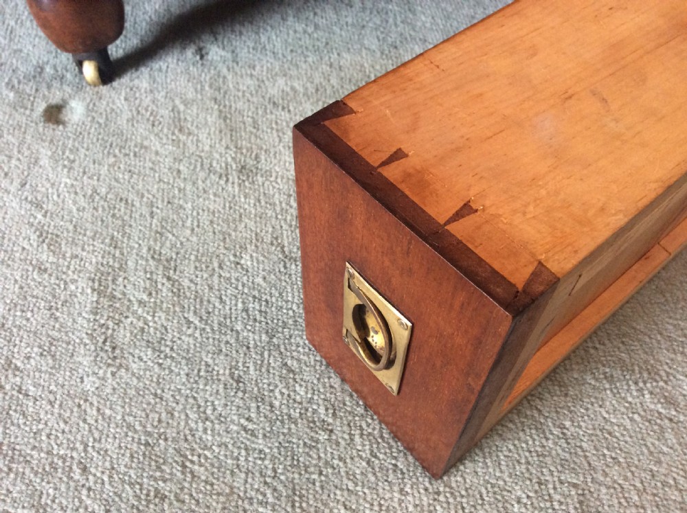 A small bedside campaign chest View XI