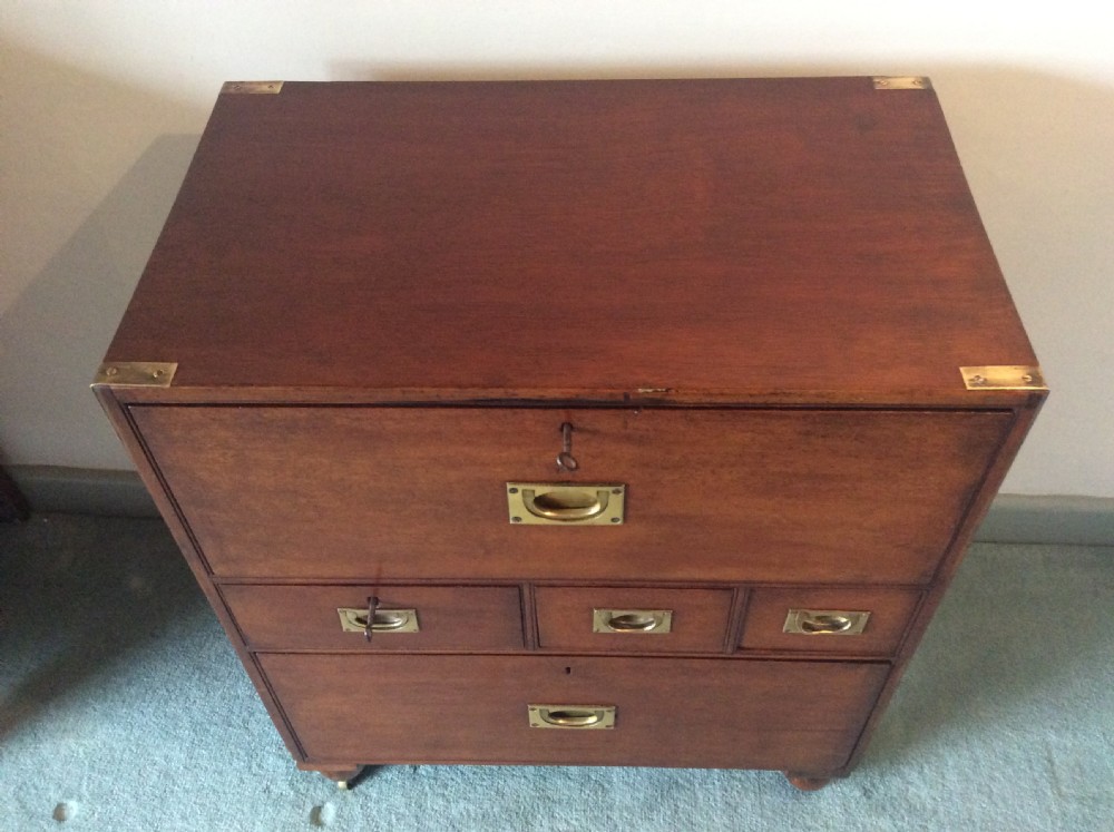 A small bedside campaign chest View XII