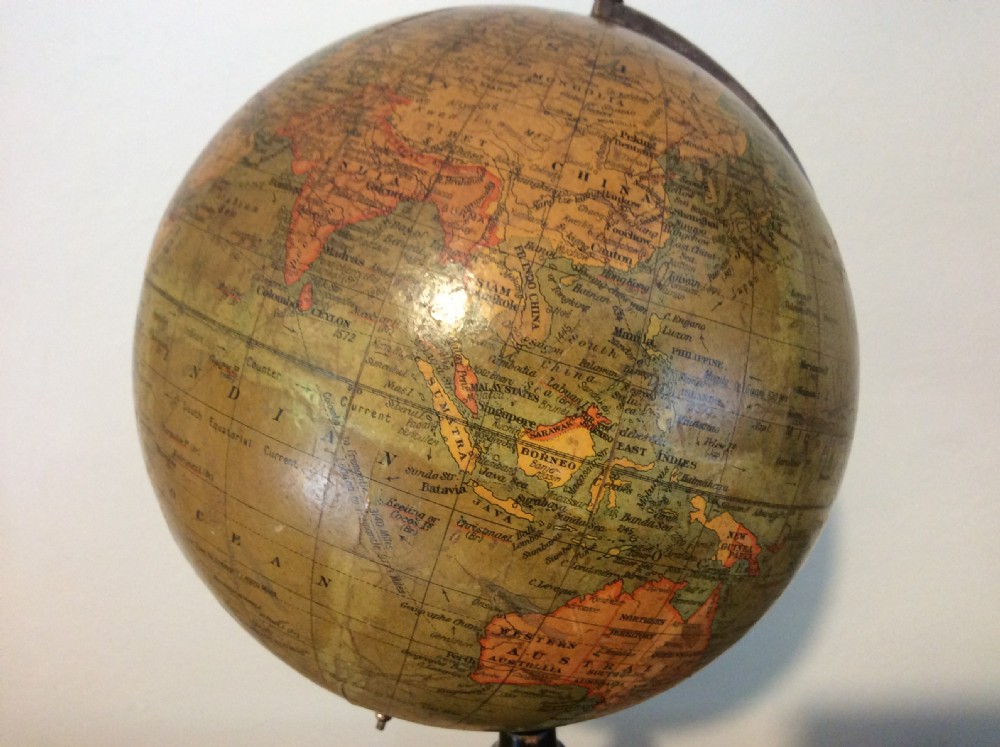 An 8'' Geographia terrestrial world globe View III