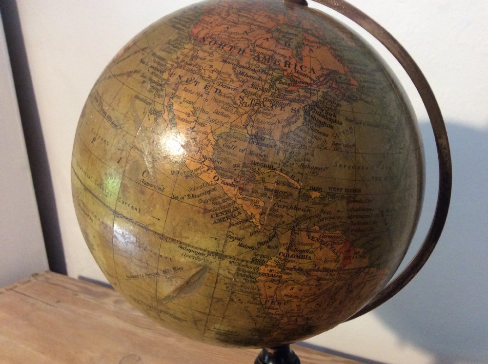 An 8'' Geographia terrestrial world globe View VI