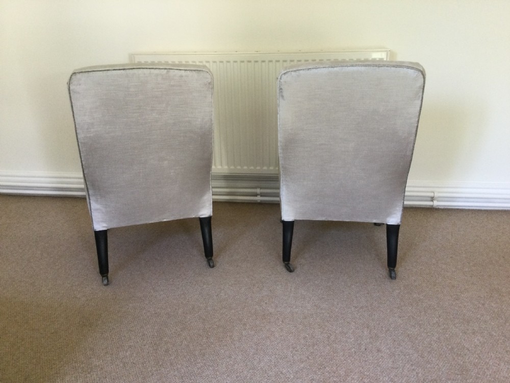 A pair of French slipper side chairs View VI