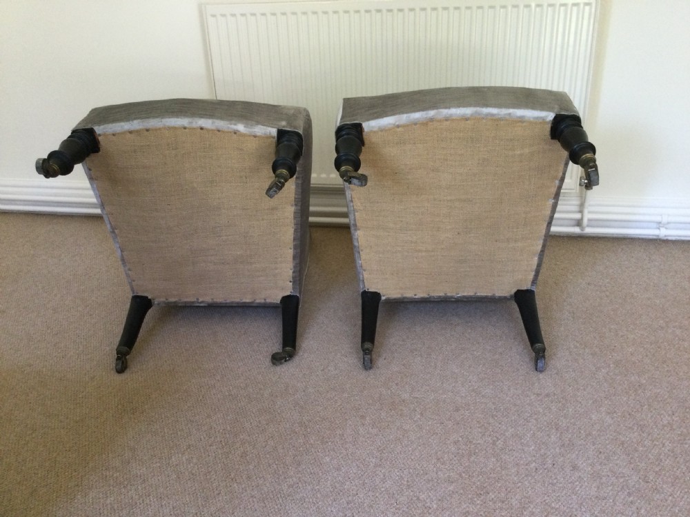 A pair of French slipper side chairs View VII