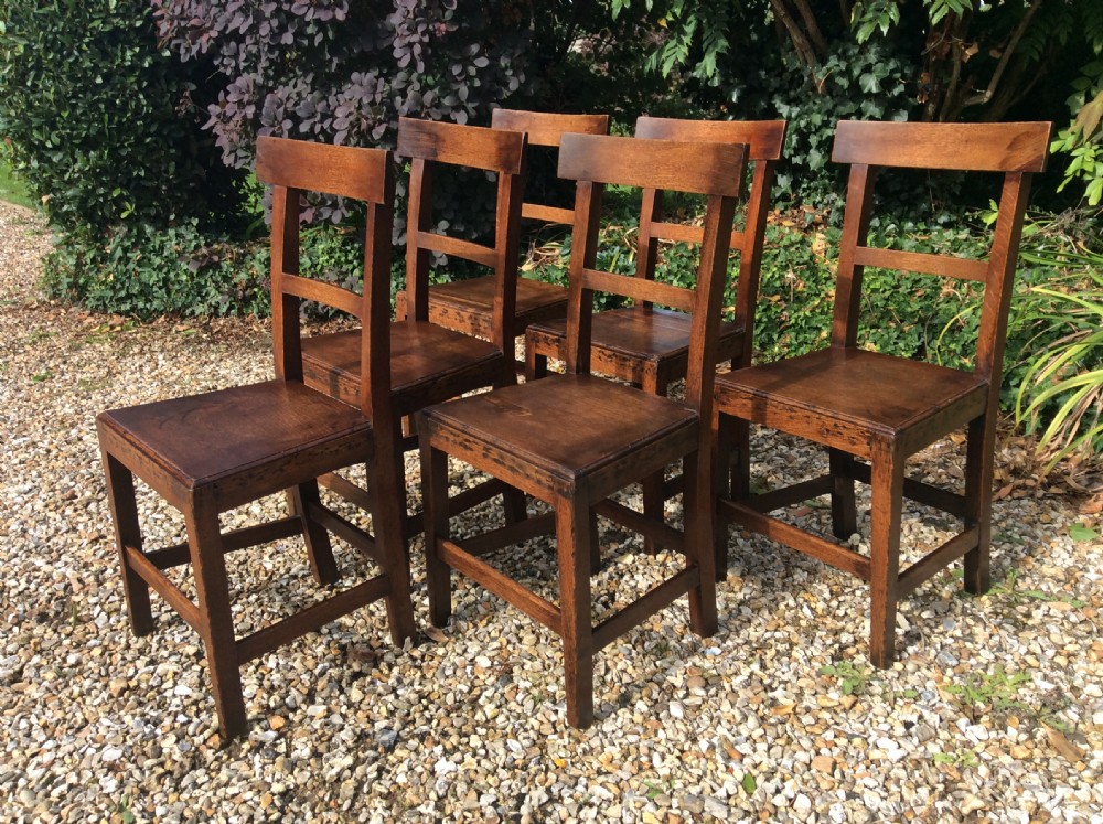 A set of six French country chairs View II