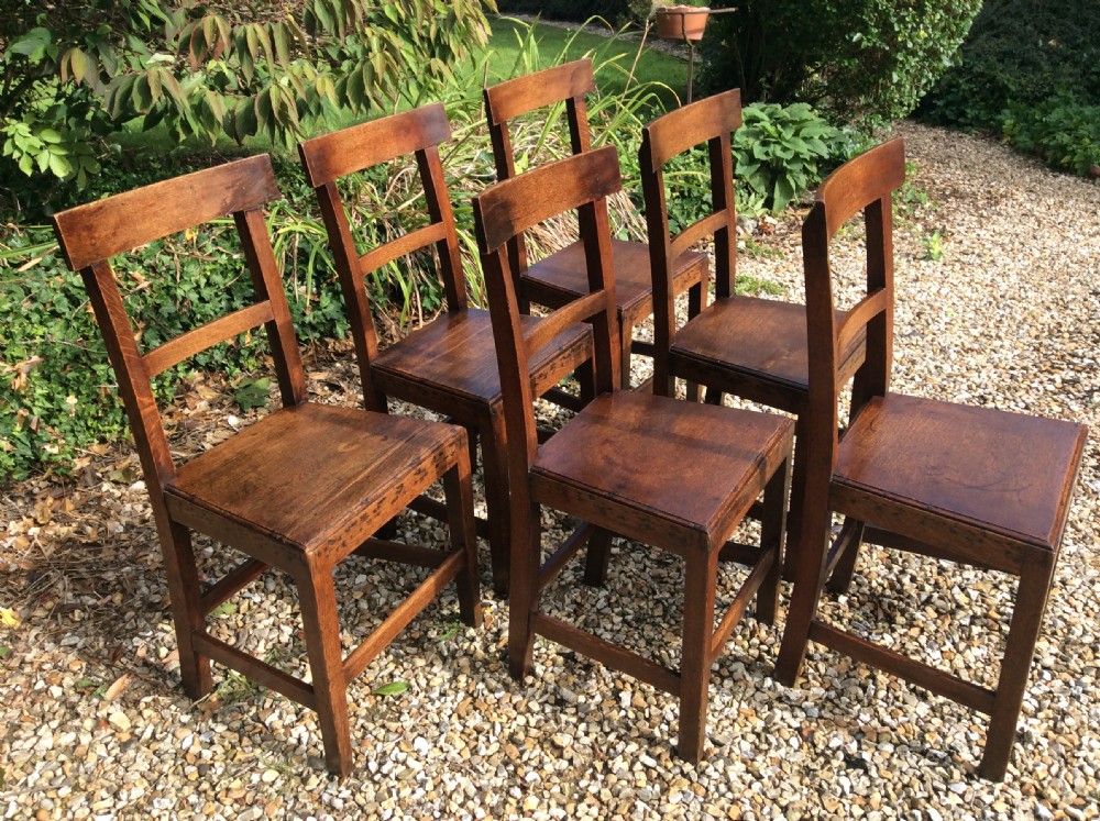 A set of six French country chairs View III