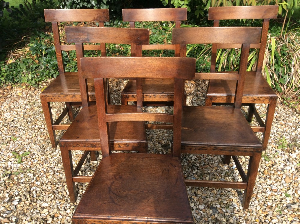 A set of six French country chairs View IV