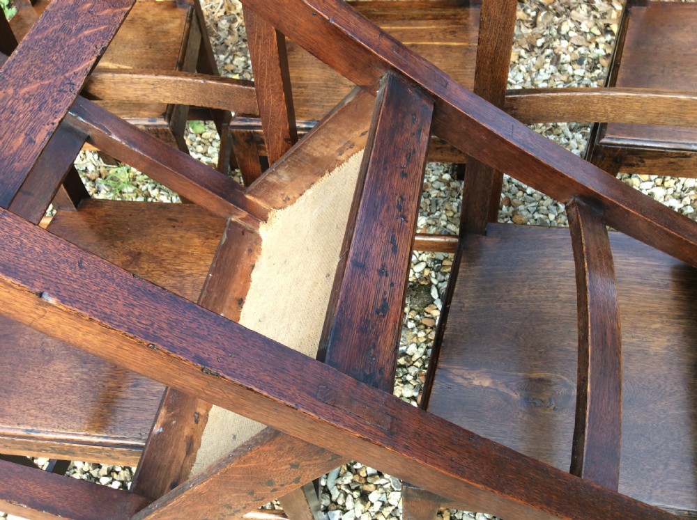 A set of six French country chairs View XI