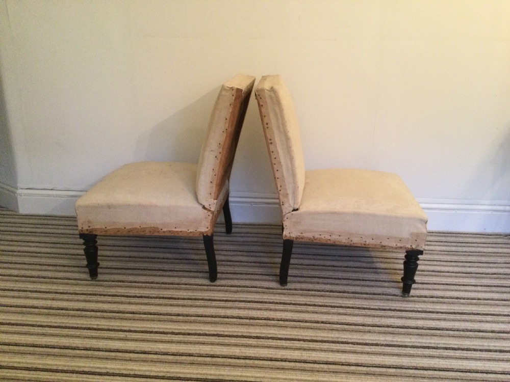 A pair of French side chairs View III